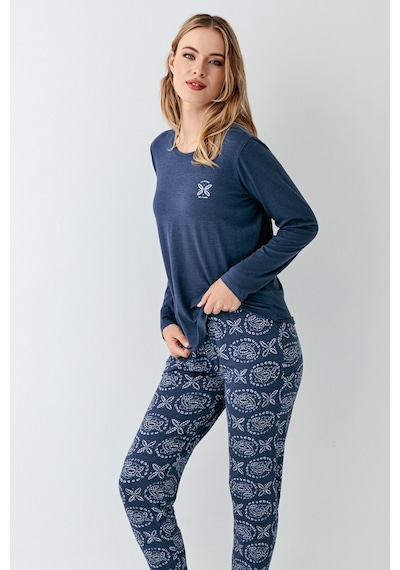 Arnetta Kadın Mavi Pijama Takımı Ar3400-s-v1 Mavi