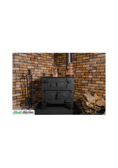 Karadeniz Kuzinesi 70 55 Cm - 50 50 Fırın Ölçüsü - Odun Yakıtlı- 2 Mm Gövdeli-küllüksüz