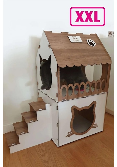 Büyük Teraslı Kedi Evi 2Xlarge