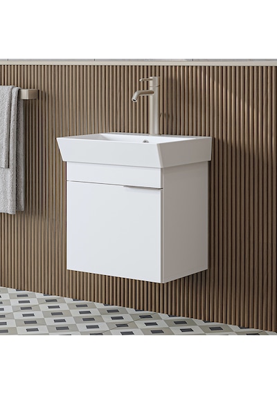 Likya Ayaksız Tek Kapaklı Lavabolu 49 Cm Banyo Dolabı Alt, Mini Lavabolu Alt Banyo Dolabı Beyaz Likya Ayaksız Tek Kapaklı Lavabolu 49 Cm Banyo Dolabı Alt, Mini Lavabolu Alt Banyo Dolabı Beyaz