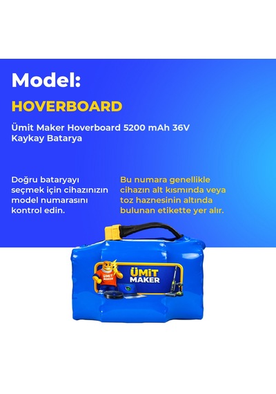 Hoverboard 5200 Mah 36v Kaykay Batarya