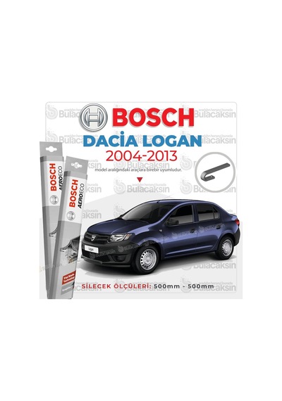 Dacia Logan Muz Silecek Takımı 2004-2013 Bosch Aeroeco N11.3641