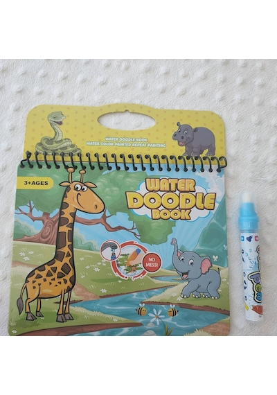 Water Doodle Book Sihirli Boyama Kitabı 4 Sayfa