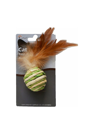 Eastland 4.5 CM Tüylü Doğal Kedi Oyun Topu