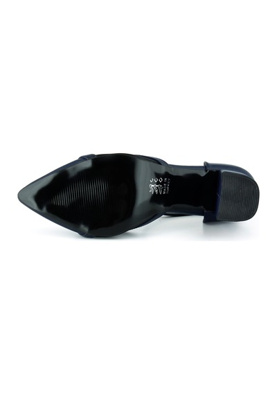 Erkan Saçmacı Diana Lacivert Vegan Fileli Bantlı Sivri Burun Kalın Topuklu Klasik Ayakkabı Erkan Saçmacı Diana Lacivert Vegan Fileli Bantlı Sivri Burun Kalın Topuklu Klasik Ayakkabı