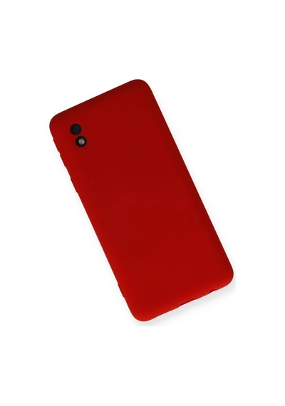 Samsung Uyumlu Galaxy A01 Core Uyumlu Kılıf Nano İçi Kadife Silikon - Kırmızı