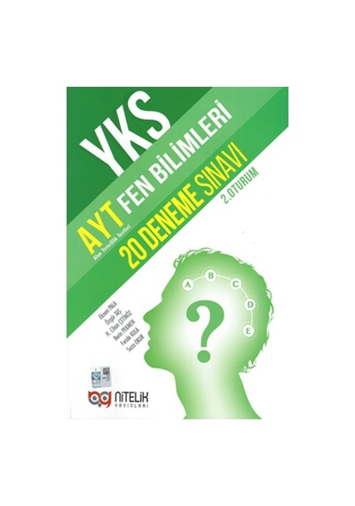 Nitelik Yks Ayt Fen Bilimleri 20 Deneme Sınavı 2.Oturum