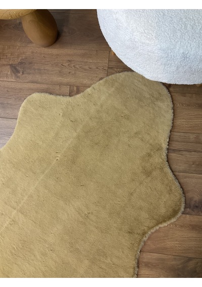 Tavşan Tüyü Post Peluş Ultra Yumuşak Post Puffy Cappuccino Camel