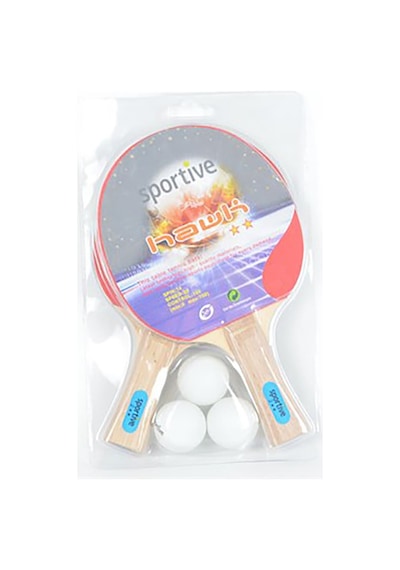 Sportive Hawk Masa Tenisi Seti 2 Raket + 3 Top