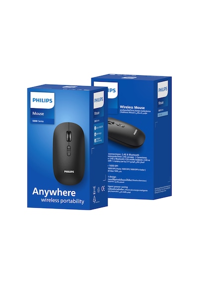 Philips SPK7508 Bluetooth 5.2 / 2.4GHz Kablosuz 1600 DPI 6 Tuşlu Sessiz Mouse