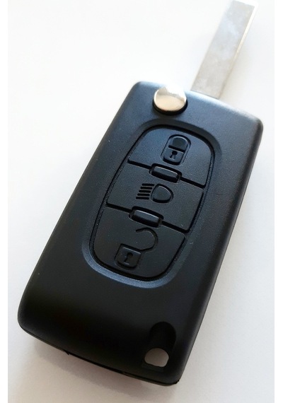 Citroen 3 Butonlu Sustali Kumanda Kabi Pil Yataksiz Logolu 406437208