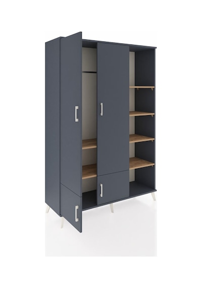 Hyperion Dolap 6 Raflı 4 Kapaklı Tek Askılı 132x44x195 Antrasit-antrasit/çam Antrasıt/atlas Çam Hyperion Dolap 6 Raflı 4 Kapaklı Tek Askılı 132x44x195 Antrasit-antrasit/çam Antrasıt/atlas Çam