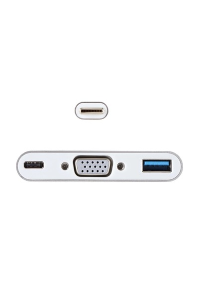 Vcom Cu426m Type-c-m To Vga-f Usb 3.0-f Type-c-f Çevirici Kdo