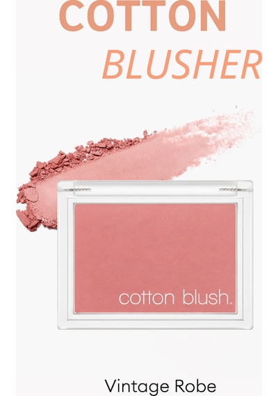 Missha Cotton Blusher Yumuşak Dokulu Kolay Sürülebilen Allık Vintage Robe