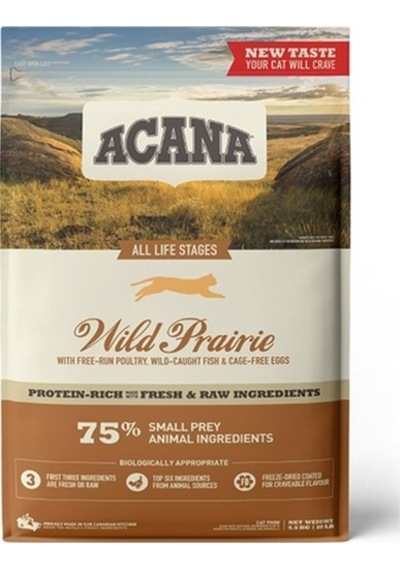 Acana Wild Prairie Tahılsız Tavuklu ve Balıklı Yetişkin Kedi Maması 4500 G