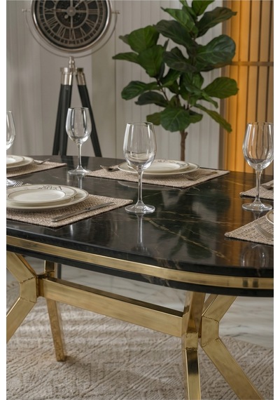 Zae Mdf Yemek Masası 90x170 Cm Siyah Mermer/gold Siyah Mermer/gold Zae Mdf Yemek Masası 90x170 Cm Siyah Mermer/gold Siyah Mermer/gold