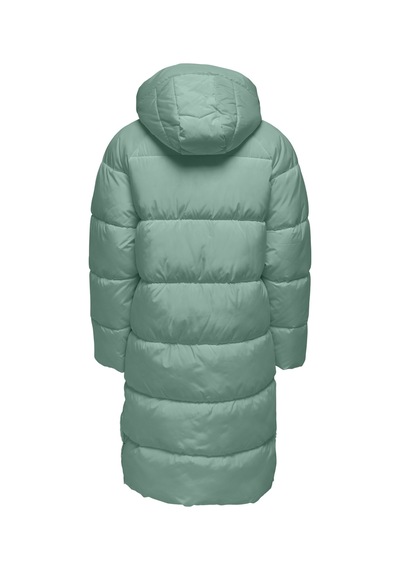 Only Onlamanda Long Puffer Coat Cc Otw Kadın Mavi Kaban - 15233425