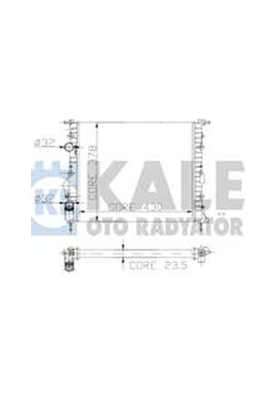 Su Radyatoru Rta Rte E7j Megane I Clıo Kangoo 1.4-1.6 98-