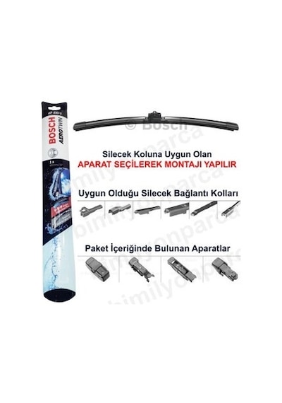 Volvo V60 1.6 T4 2010-2015 Bosch Aerotwin Plus 50 Cm Tekli Muz Silecek B4164t