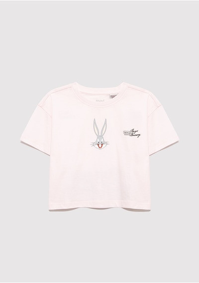 Mavi - Bugs Bunny Baskılı Pembe Tişört 7610369-90773 Pembe Mavi - Bugs Bunny Baskılı Pembe Tişört 7610369-90773 Pembe