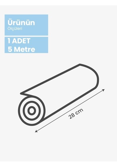 Ev Tipi Vakum Rulo En:28 Cm Boy:5 Metre