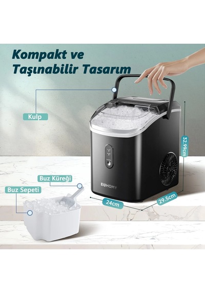 Euhomy Nugget Granül Buz Makinesi