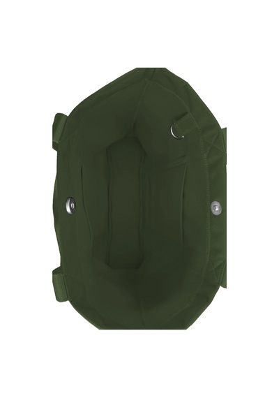 Tuttobene Trendy Tote Omuz Çantası Çıtçıtlı Çok Gözlü Günlük Kullanım Tb023 Haki