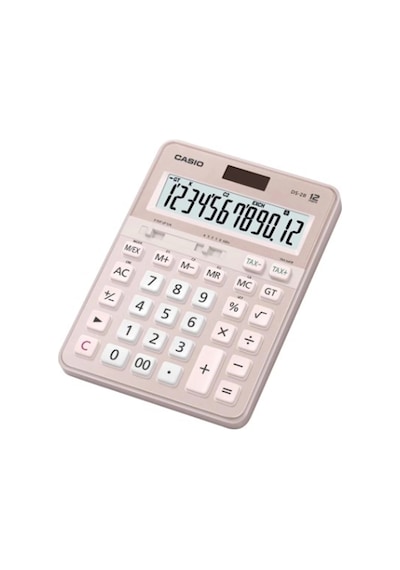 Casio Ds-2b-pk Pembe Profesyonel 12 Hane Masa Üstü Hesap Makinesi Çok Renkli