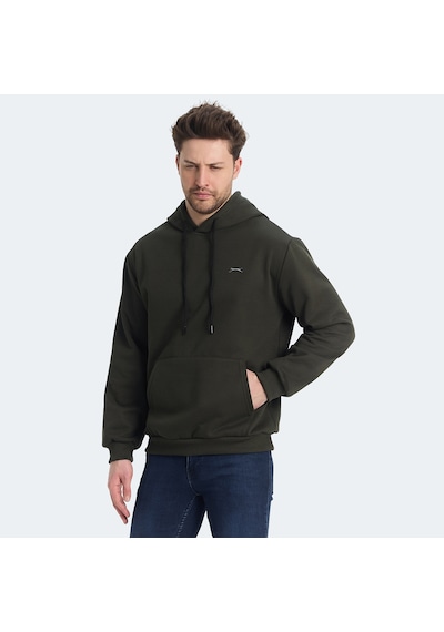 Slazenger KICKSON IN Erkek Sweatshirt Haki