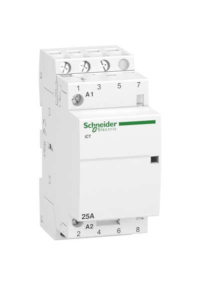 Schneider A9c20833. 25 Amper. 3na. Sessiz Kontaktör. 220-240 Volt