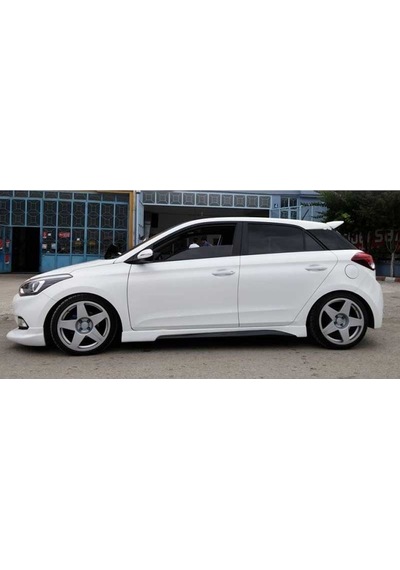 Hyundai i20  (Plastik) Custom Yan Marşpiyel