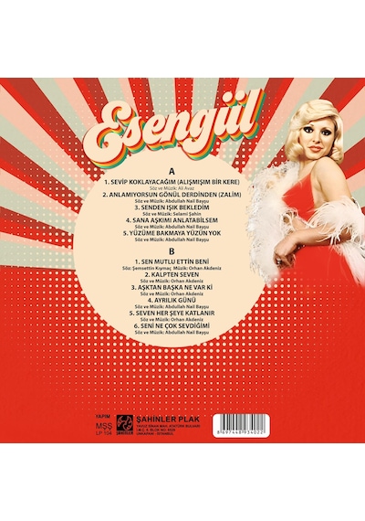 Esengül - Esengül Renkli Plak