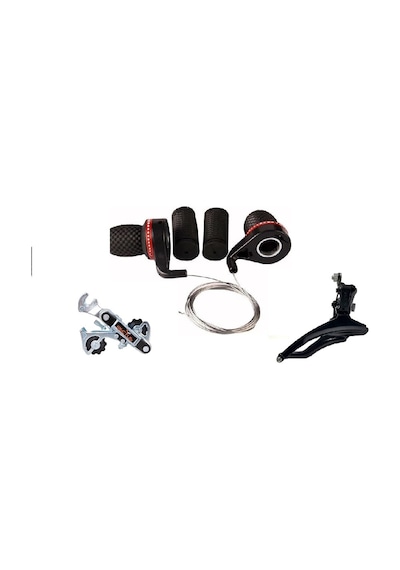 Bisiklet Vites Takımı Ty05 Komple Set Siyah