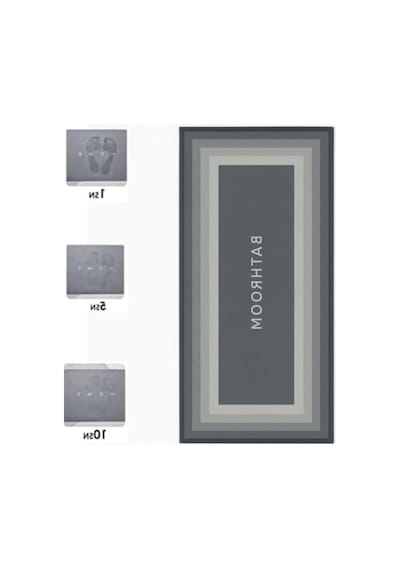 Kaymaz Tabanlı Su Emici Uzun Paspas - 40 X 120 Cm 2li