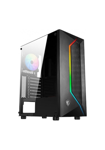 Msi Mag Vampiric 100R Temperli Cam USB 3.2 Atx Mid Tower Oyuncu Bilgisayar Kasası