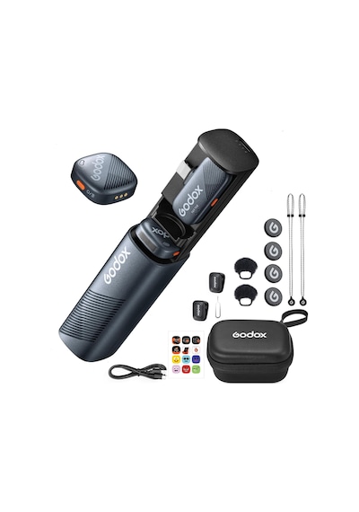 Godox Cube-sl Kit 2 Lightning 2'li Mikrofon Seti 300m Menzil Apple Uyumlu Bul