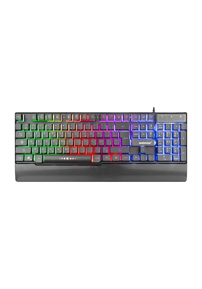 Rampage KB-R66 Bubble USB Gökkuşağı Aydınlatmalı Multimedia Oyuncu Klavye