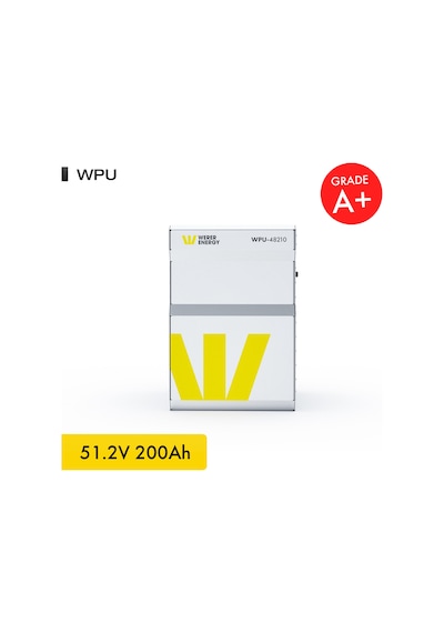 Werer Energy 48V 200Ah 10.8kW LiFePO4 WPU Series Bluetooth’lu Lityum Demir Fosfat Akü