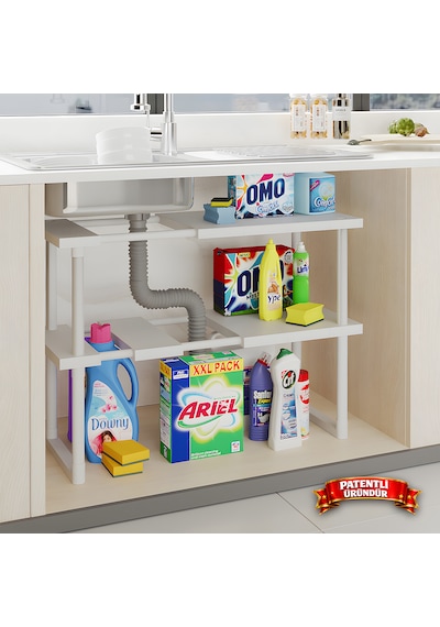 Ayarlanabilir Genişletebilir Modüler Çift Katlı Dolap İçi Düzenleyici Raf Çok Amaçlı Raf Plastik beyaz Ayarlanabilir Genişletebilir Modüler Çift Katlı Dolap İçi Düzenleyici Raf Çok Amaçlı Raf Plastik beyaz