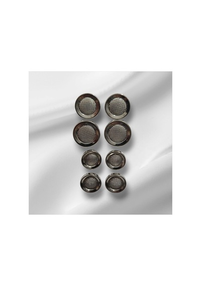 Metalize Düğme Takım Büyük-12 1,8 Cm Adet Küçük-6 Adet 1,3 Cm - 692486813