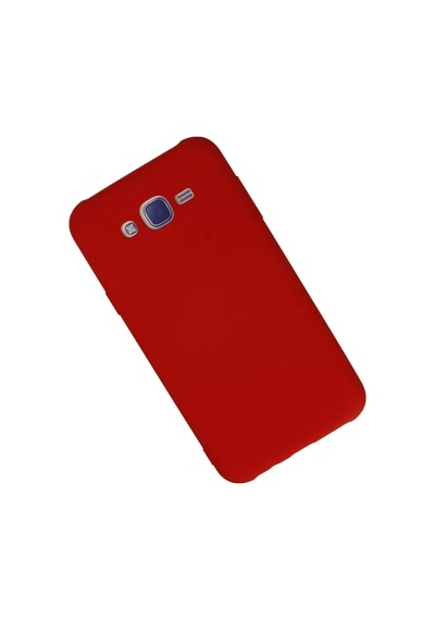 Newface Samsung Galaxy J7 Kılıf Nano İçi Kadife Silikon - Kırmızı