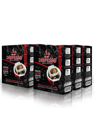 Dripesso Dark Roast Pratik Filtre Kahve 30'lu Kağıt Filtre