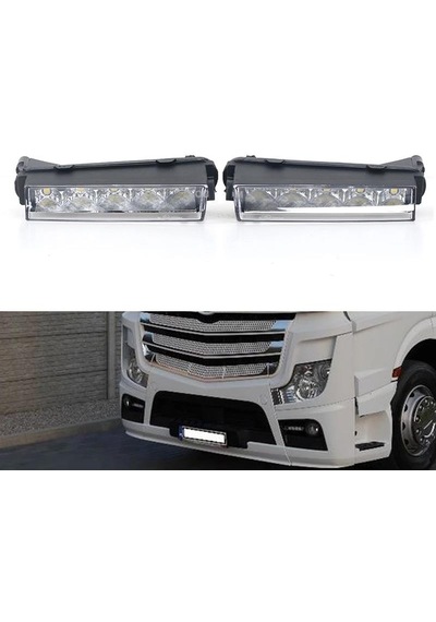 Mercedes Actros Sağ Sol Tampon Led Gündüz Farı Takım 2011--2019