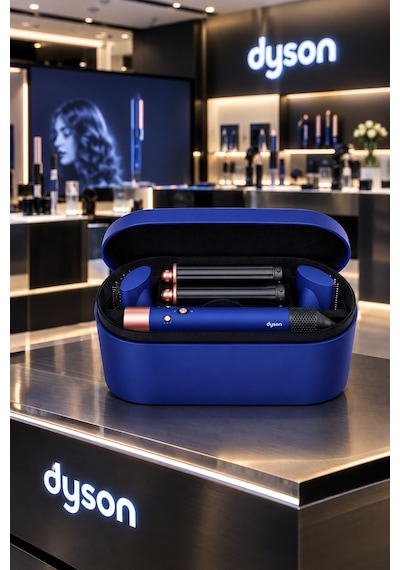 Dyson Airwrap™ Complete Long Volumise Prusya Mavisi-Parlak Bakır