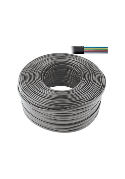 HqSpeed 6'lı Hat Köken Flat Kablo (100 MT)