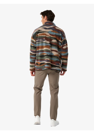 Blackspade Unisex Termal Polar Ceket 20027 - Desenli