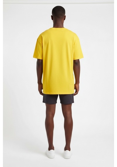Usa Basketball Lakers 23 Sarı Oversize Erkek T-shirt 141947