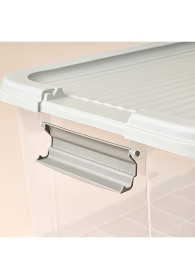 Living Agata Organizer Kutu - Şeffaf - 20 Lt Çok Renkli