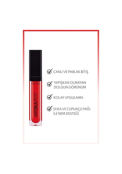 Note Hydramoist Lipgloss 09 Heartbreaker 01