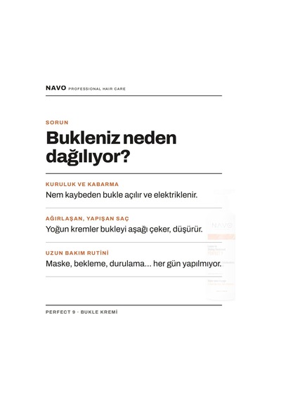 Bukle Belirginleştirici Durulanmayan Saç Kremi - Kıvırcık Saçlar İçin - Sülfatsız - 500ml